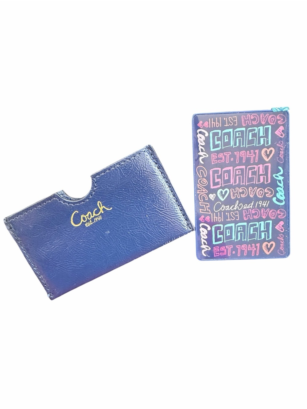 Coach Poppy Compact Mirror W/ Case NEW